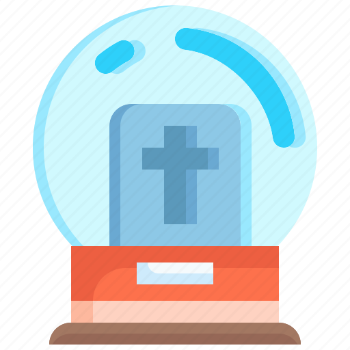 Cemetery, snow, ball, grave, burial, funeral icon - Download on Iconfinder