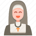 nun, catholic, christian, religious, woman