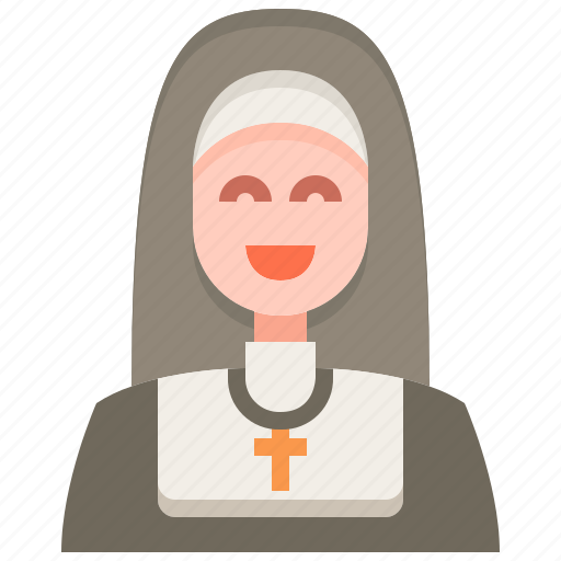 Nun, catholic, christian, religious, woman icon - Download on Iconfinder