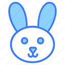 rabbit, bunny, easter, animal, cute, face