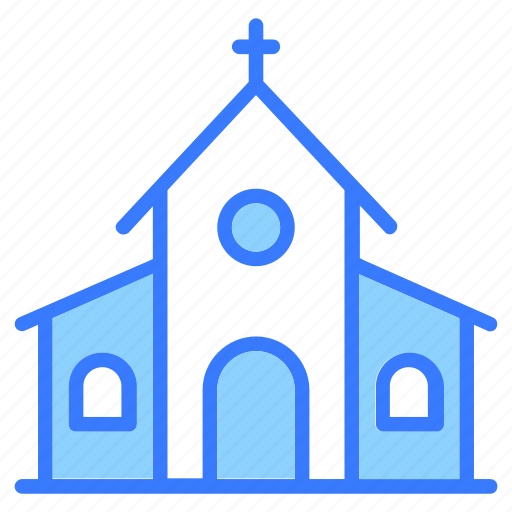 Church, religion, building, christian, estate, cross icon - Download on Iconfinder