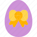 egg, ribbon, holiday, easter, decoration