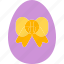 egg, ribbon, holiday, easter, decoration 