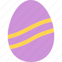 decoration, egg, holiday, easter, stripes