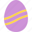 decoration, egg, holiday, easter, stripes 