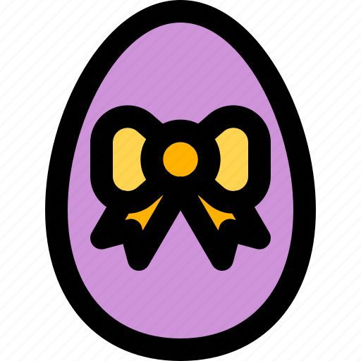 Egg, ribbon, holiday, easter icon - Download on Iconfinder