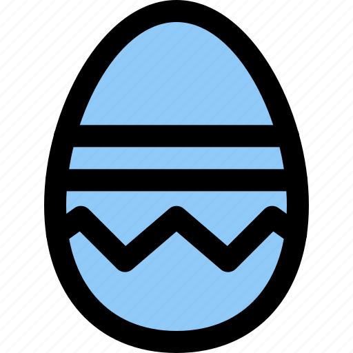 Zigzag, decoration, egg, holiday, easter icon - Download on Iconfinder