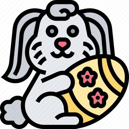 Bunny, rabbit, easter, spring, happy icon - Download on Iconfinder