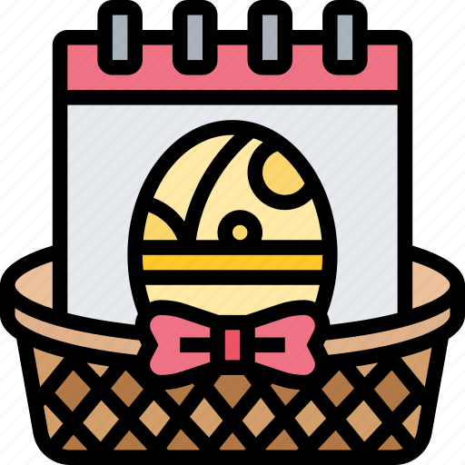 Easter, holiday, calendar, festive, seasonal icon - Download on Iconfinder