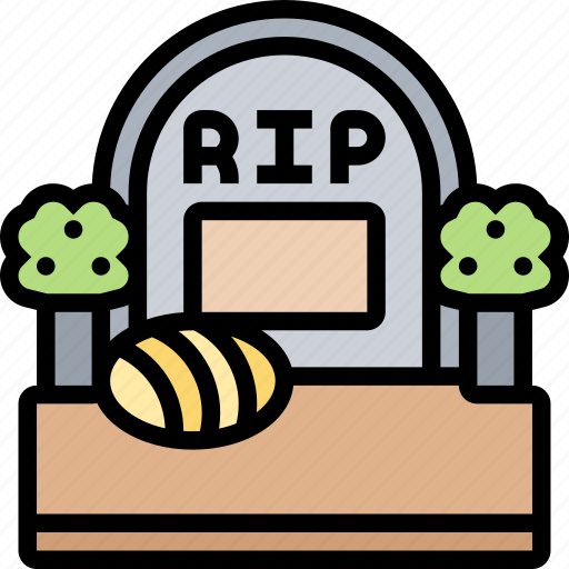 Tombstone, cemetery, burial, memorial, death icon - Download on Iconfinder