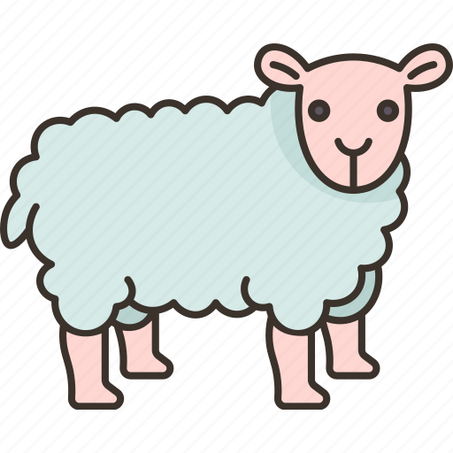 Sheep, animal, agriculture, livestock, domestic icon - Download on Iconfinder