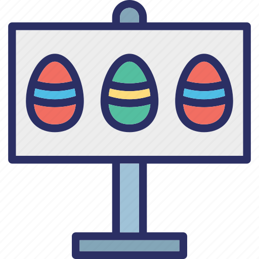 Easter, celebration, easter board, easter eggs, board icon - Download on Iconfinder