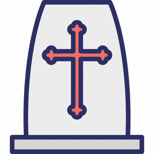 Easter, celebration, cemetery, christianity, cross, grave icon - Download on Iconfinder