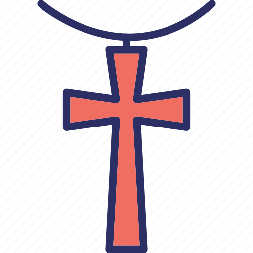 Easter, event, celebration, christianity, cross, cross necklace, crucifix icon - Download on Iconfinder