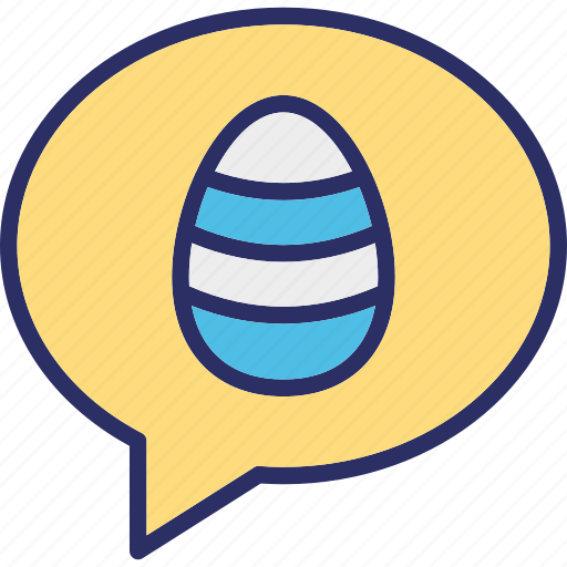 Easter, event, celebration, bubble, chat, comments icon - Download on Iconfinder
