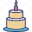 easter, celebration, birthday cake, cake, cake with candle, easter cake 