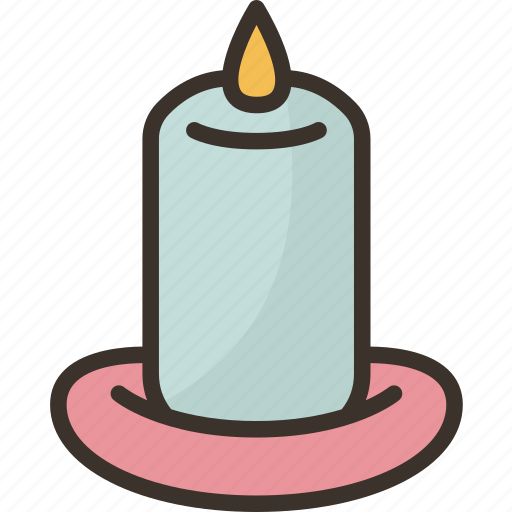 Candle, light, glowing, relax, atmosphere icon - Download on Iconfinder