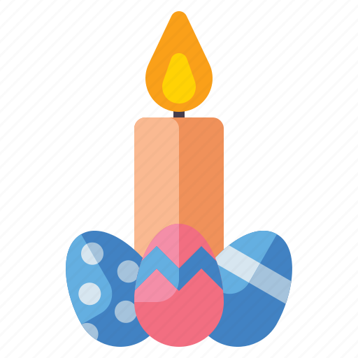 Candle, light, easter, eggs icon - Download on Iconfinder