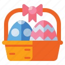 easter, egg, basket