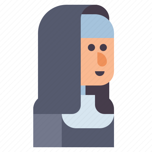 Nun, religion, easter, church icon - Download on Iconfinder