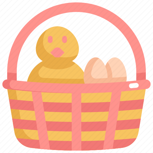 Baskete, chicken, day, decoration, easter, egg, holiday icon - Download on Iconfinder