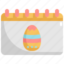 calendar, day, decoration, easter, holiday