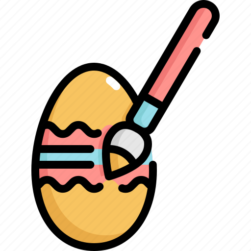 Brush, day, decoration, easter, holiday, paint icon - Download on Iconfinder