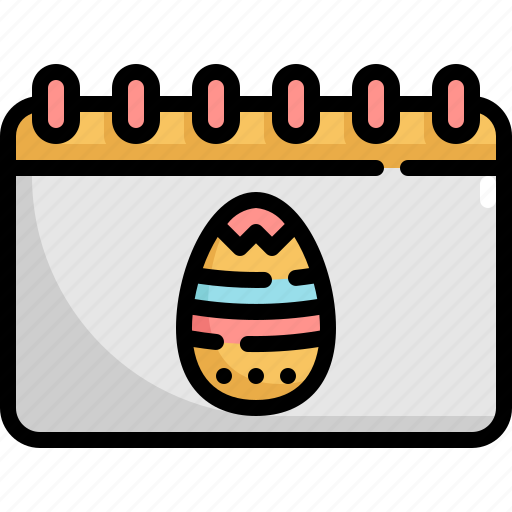 Calendar, date, day, decoration, easter, holiday icon - Download on Iconfinder