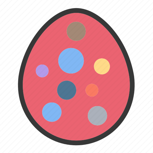 Art, easter, egg, egg hunt, paint, round icon - Download on Iconfinder