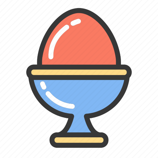 Boiled eggs, easter, egg, glass icon - Download on Iconfinder