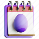 easter, calender, easter egg, rabbit, bunny, holiday, egg, spring, decoration