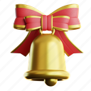 golden, bell, wiht, ribbon, tie, easter egg, festivity, alert, easter
