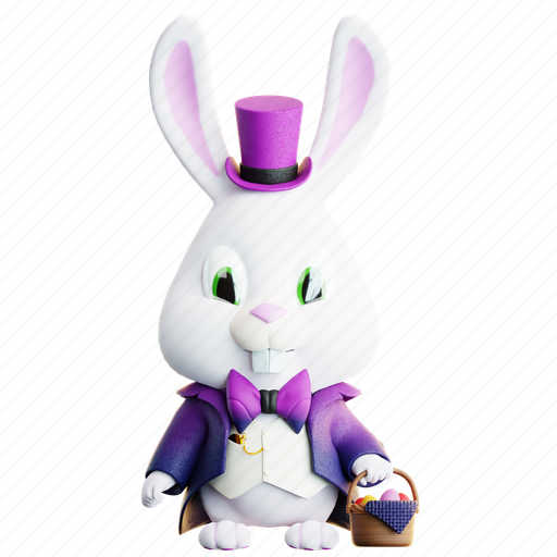 Mr, easter, bunny, rabbit, holiday, egg, easter egg icon - Download on Iconfinder