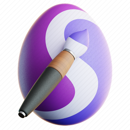 Painting, egg, easter egg, art, tool, paint, drawing icon - Download on Iconfinder