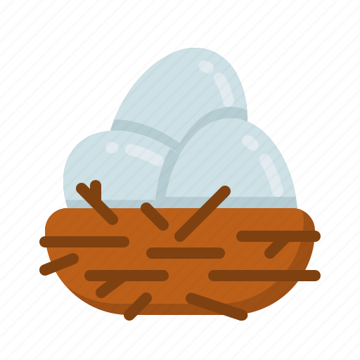 Bird’s nest, easter, egg, egg nest, happy easter, holidays, spring season icon - Download on Iconfinder