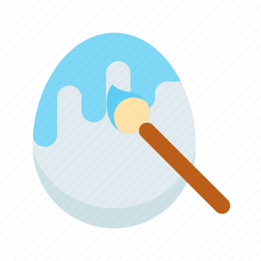 Color, easter, egg, egg paint, happy easter, holidays, spring season icon - Download on Iconfinder