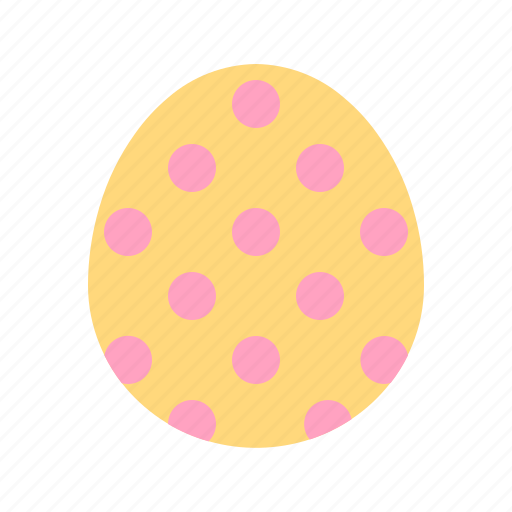 Easter, egg, egg paint, happy easter, holidays, polka dot egg, spring season icon - Download on Iconfinder