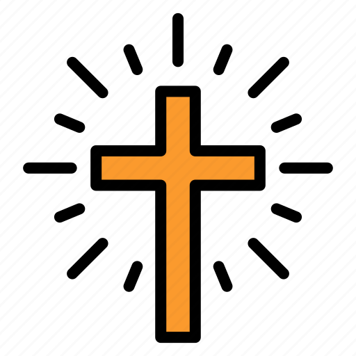 Cross, christian, easter, jesus, crucifix, god, bible icon - Download on Iconfinder