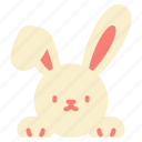 bunny, easter, rabbit, happy, spring, cute, ears