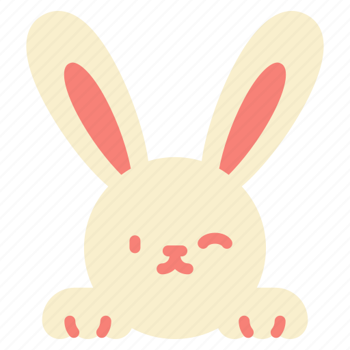 Bunny, easter, spring, cute, rabbit, happy, ears icon - Download on Iconfinder