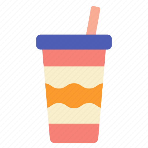 Iced, coffee, cup, easter, tumbler, glass, cute icon - Download on Iconfinder