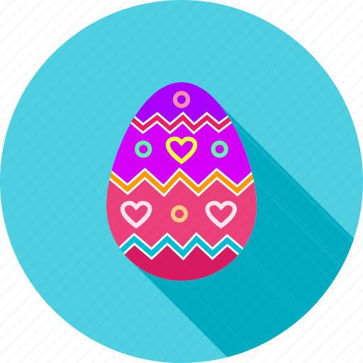 Decorated egg, easter, easter celebrations, egg, food icon - Download on Iconfinder