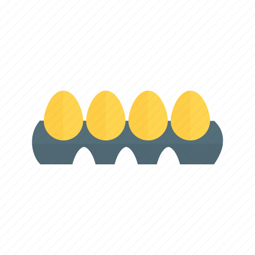 Breakfast, egg, eggs tray, food, hen, tray icon - Download on Iconfinder