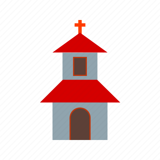 Building, catholic, christian, christianity, cross, house, top icon - Download on Iconfinder