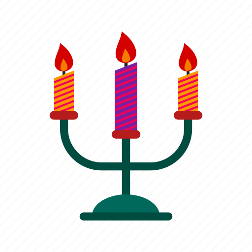 Candle, decoration, fire, lamp, light, stand icon - Download on Iconfinder