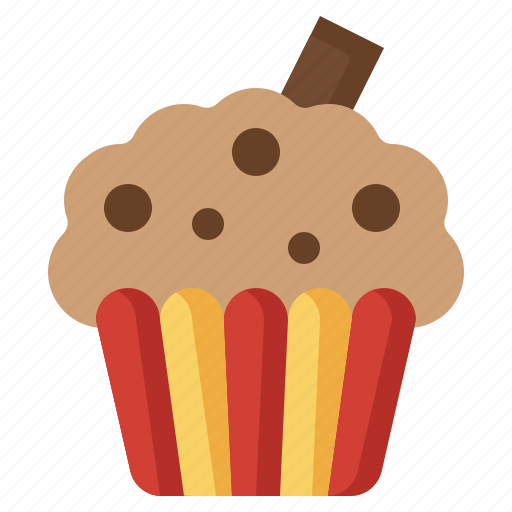Muffin, birthday, cupcake, baked, dessert, bakery icon - Download on Iconfinder