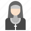 nun, christian, religious, occupation, job 
