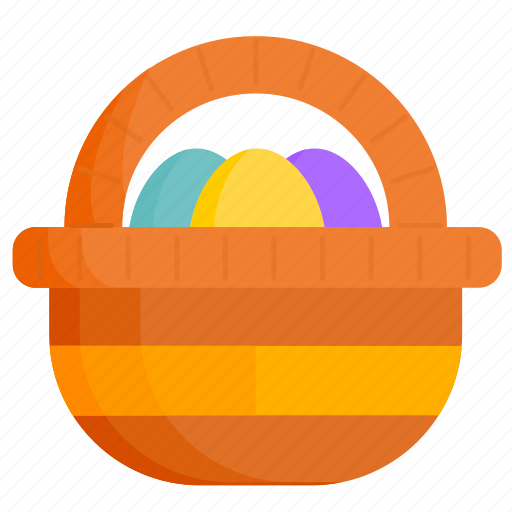 Basket, celebration, easter, egg, eggs, holiday, spring icon - Download on Iconfinder