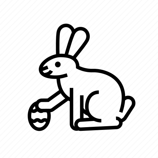 Bunny, bunnywithegg, easter, easter bunny, easter egg, rabbit icon - Download on Iconfinder