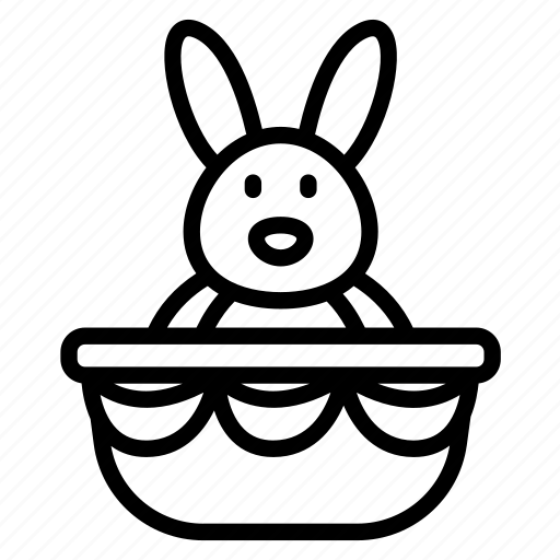 Easter, rabbit, basket, bunny icon - Download on Iconfinder